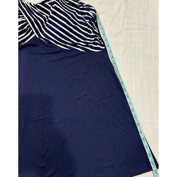 Lands End 2 pc Swim Suit  top is 18w bottoms are 20w blue plus size - Picture 3 of 12